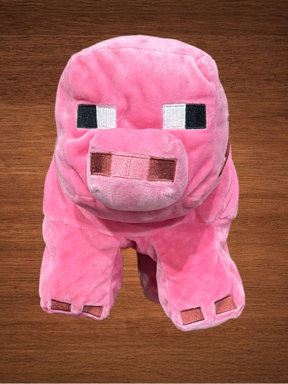 MINECRAFT PINK PIG PLUSH 15” MOJANG STUFFED ANIMAL